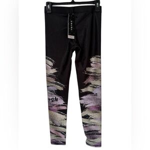 Terez x Peleton Women’s NWT Black Workout Leggings size Small